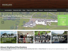 Tablet Screenshot of highlandperthshire.com